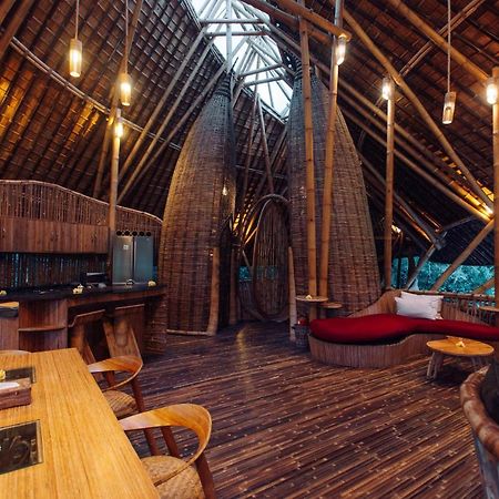 Temple House 3Bds Eco Bamboo House Pool River View Bringkit Exteriér fotografie