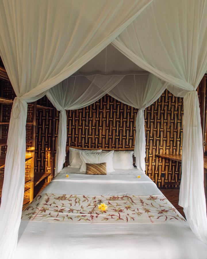 Temple House 3Bds Eco Bamboo House Pool River View Bringkit Exteriér fotografie