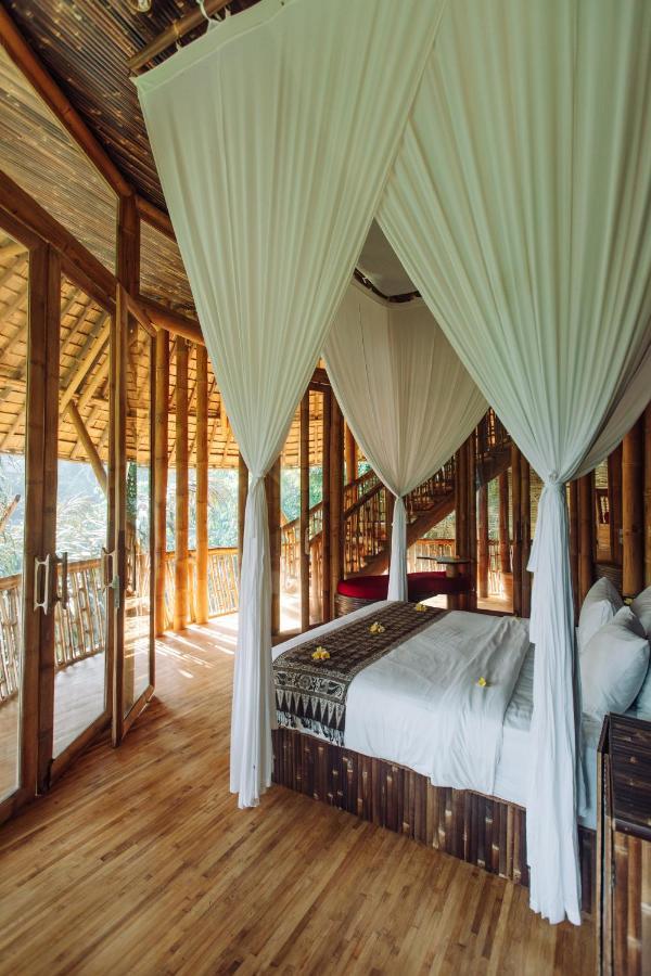 Temple House 3Bds Eco Bamboo House Pool River View Bringkit Exteriér fotografie