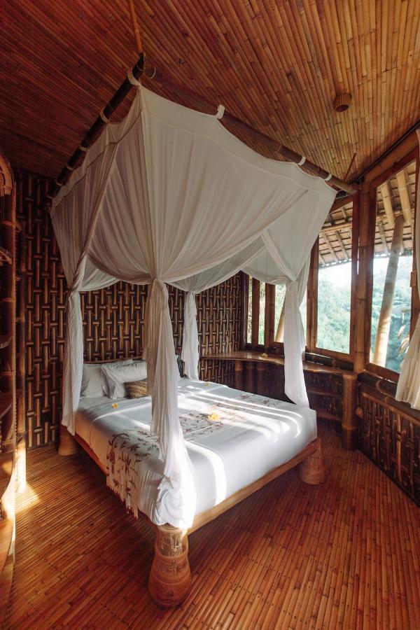 Temple House 3Bds Eco Bamboo House Pool River View Bringkit Exteriér fotografie