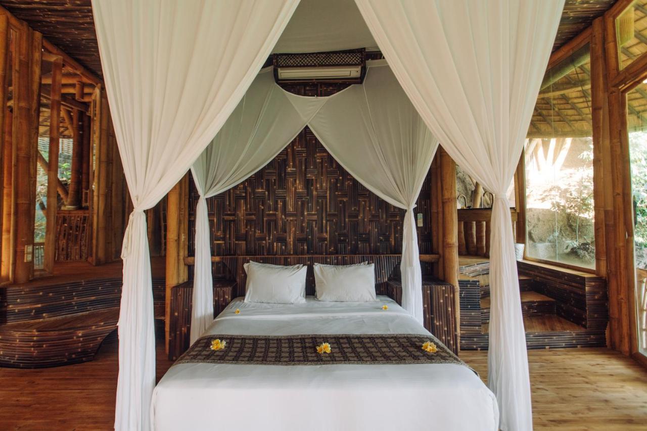 Temple House 3Bds Eco Bamboo House Pool River View Bringkit Exteriér fotografie