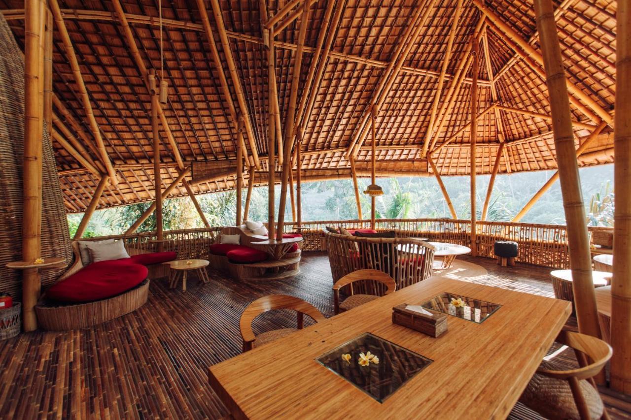 Temple House 3Bds Eco Bamboo House Pool River View Bringkit Exteriér fotografie