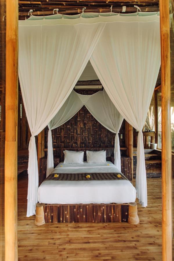 Temple House 3Bds Eco Bamboo House Pool River View Bringkit Exteriér fotografie