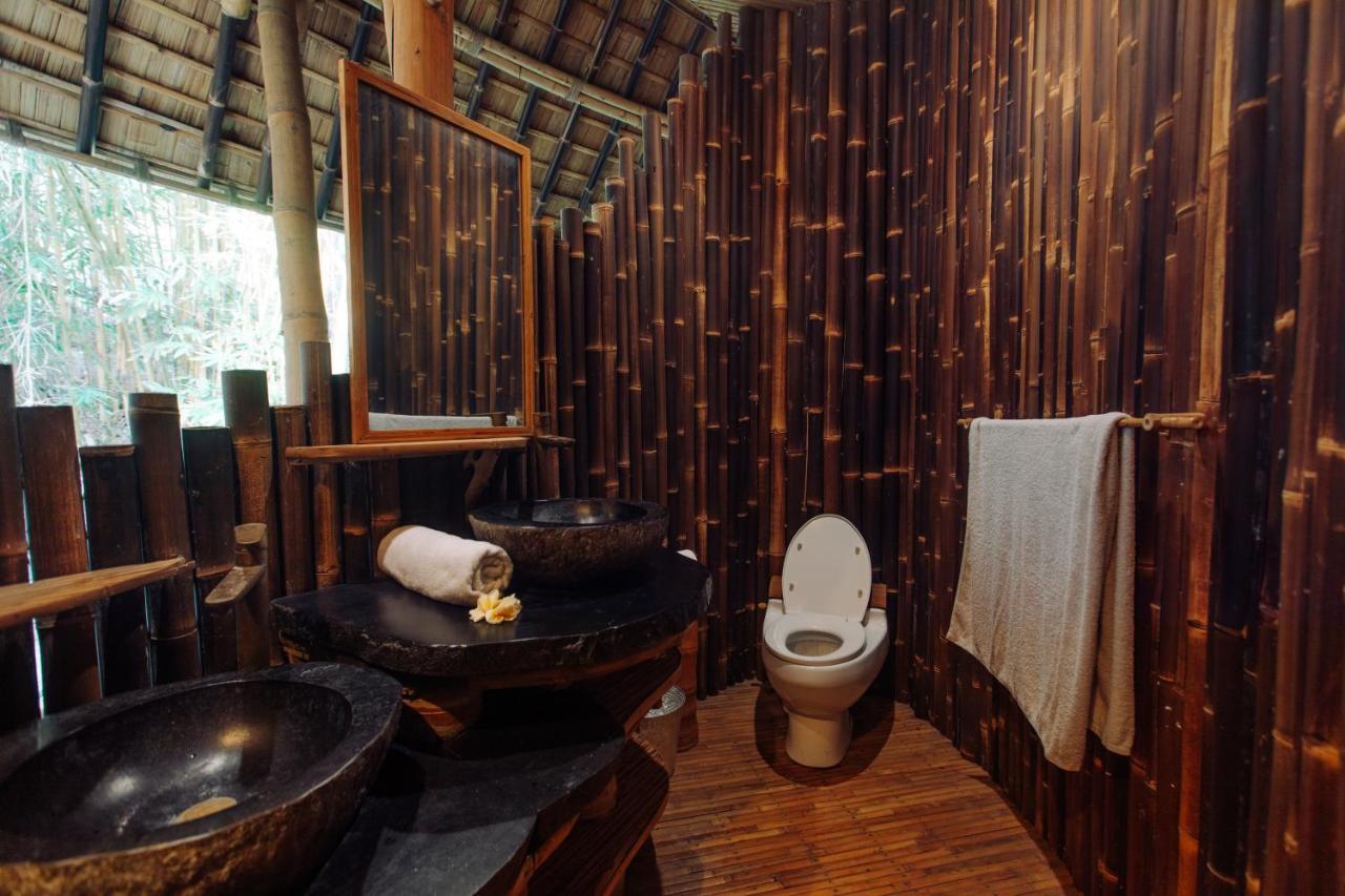 Temple House 3Bds Eco Bamboo House Pool River View Bringkit Exteriér fotografie