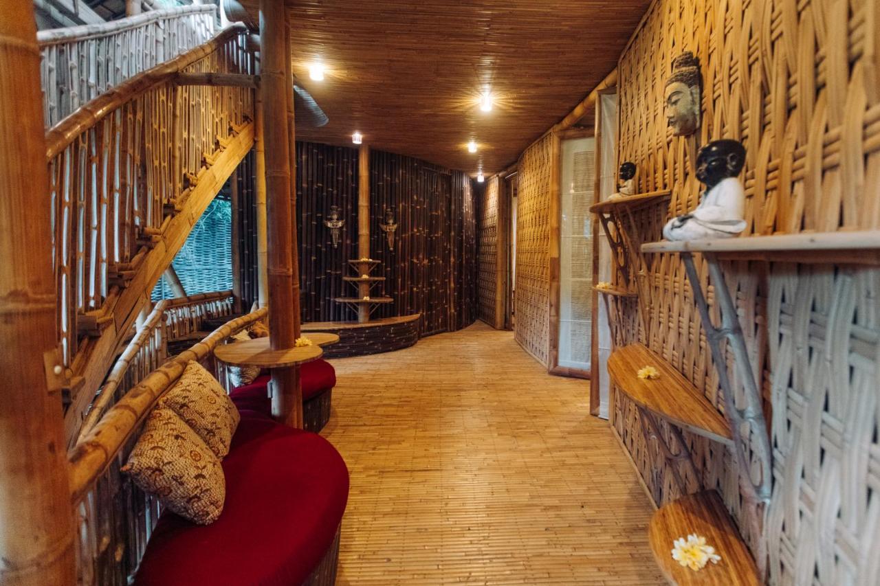 Temple House 3Bds Eco Bamboo House Pool River View Bringkit Exteriér fotografie