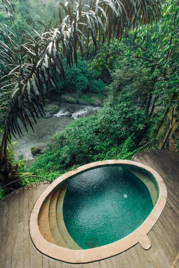 Temple House 3Bds Eco Bamboo House Pool River View Bringkit Exteriér fotografie