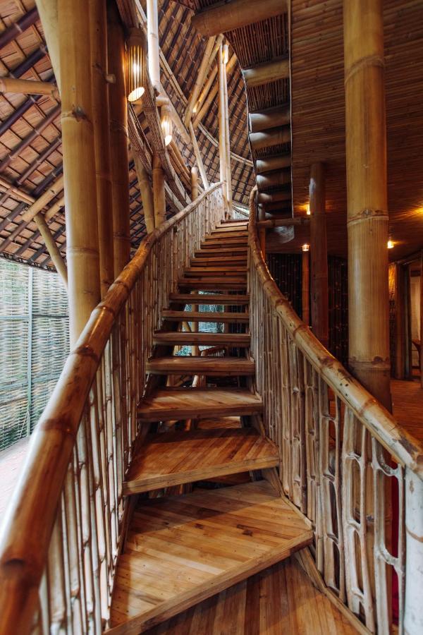 Temple House 3Bds Eco Bamboo House Pool River View Bringkit Exteriér fotografie